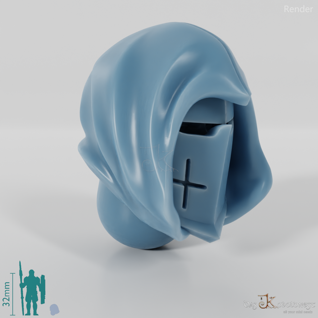 Valiant Hero - Head - Bascinet Hood