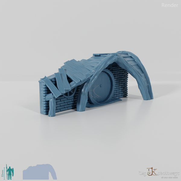 Halblinghöhlenfassade - Klassisch 03