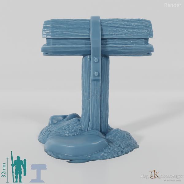 Anbindepfosten - Einfach