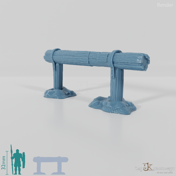 Anbindepfosten - Doppelt