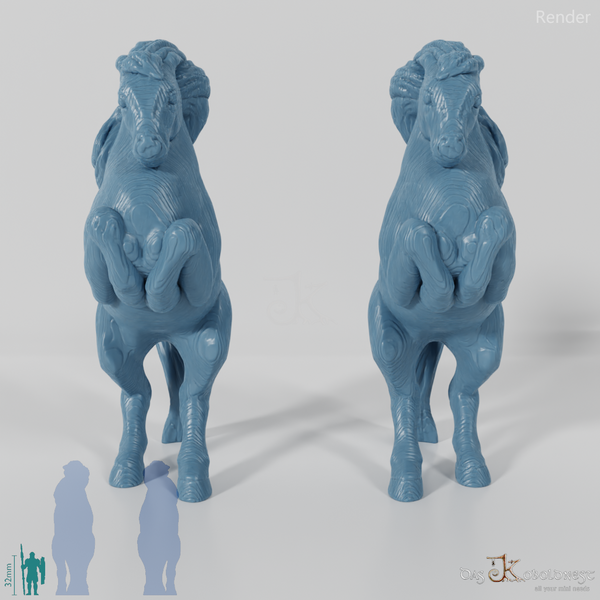 Pferdestatuen der Reiterkönige