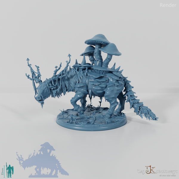 Pilzinfiziertes Katoblepas 01