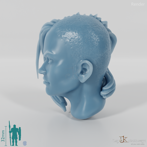 Frauenkopf - Asymmetrisch 3