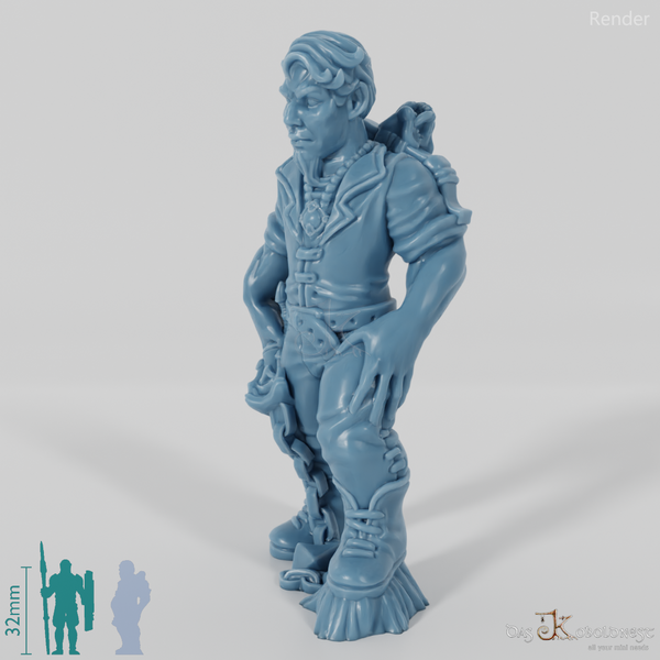 Wolfsjäger mit Armbrust