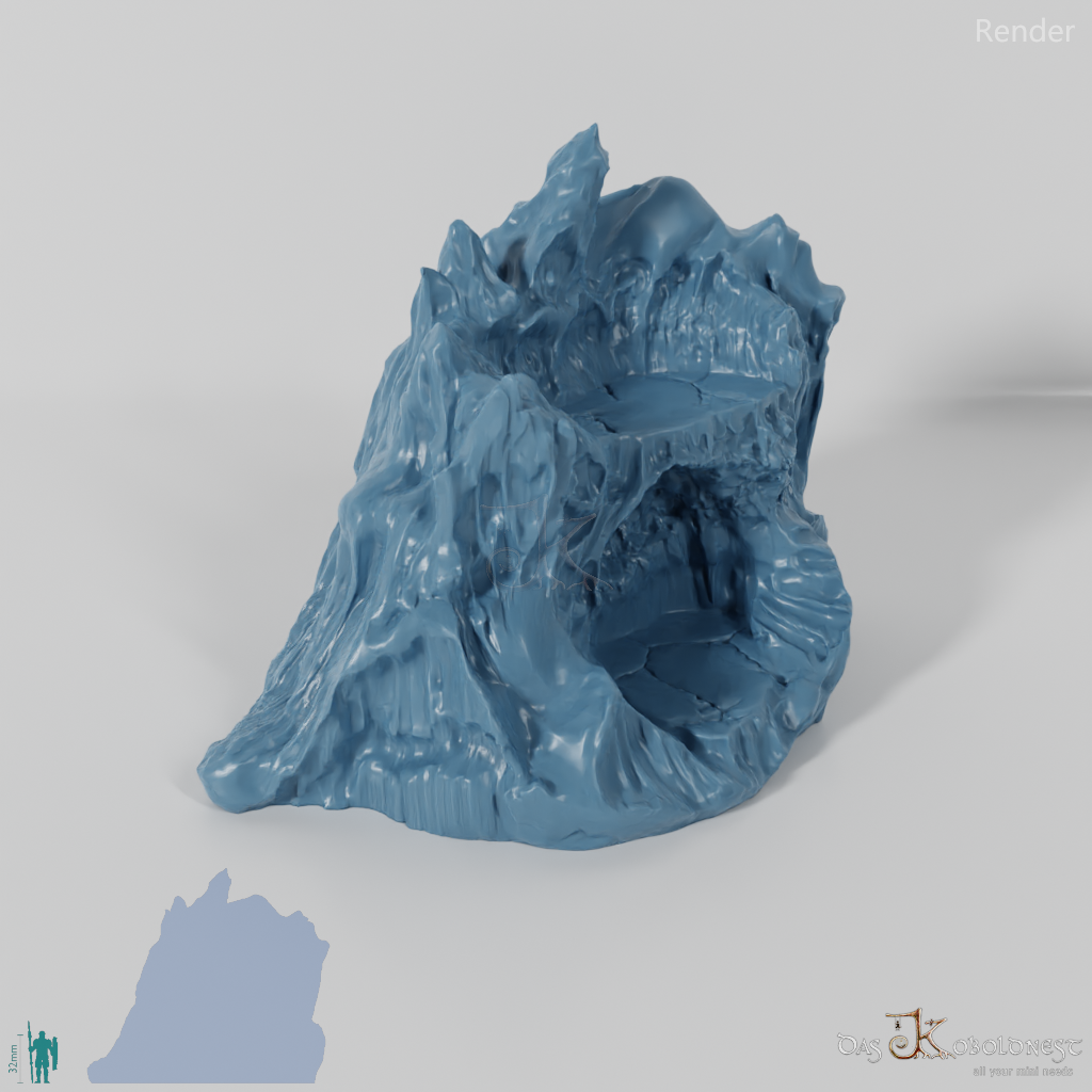 Eisberg mit Vorsprüngen