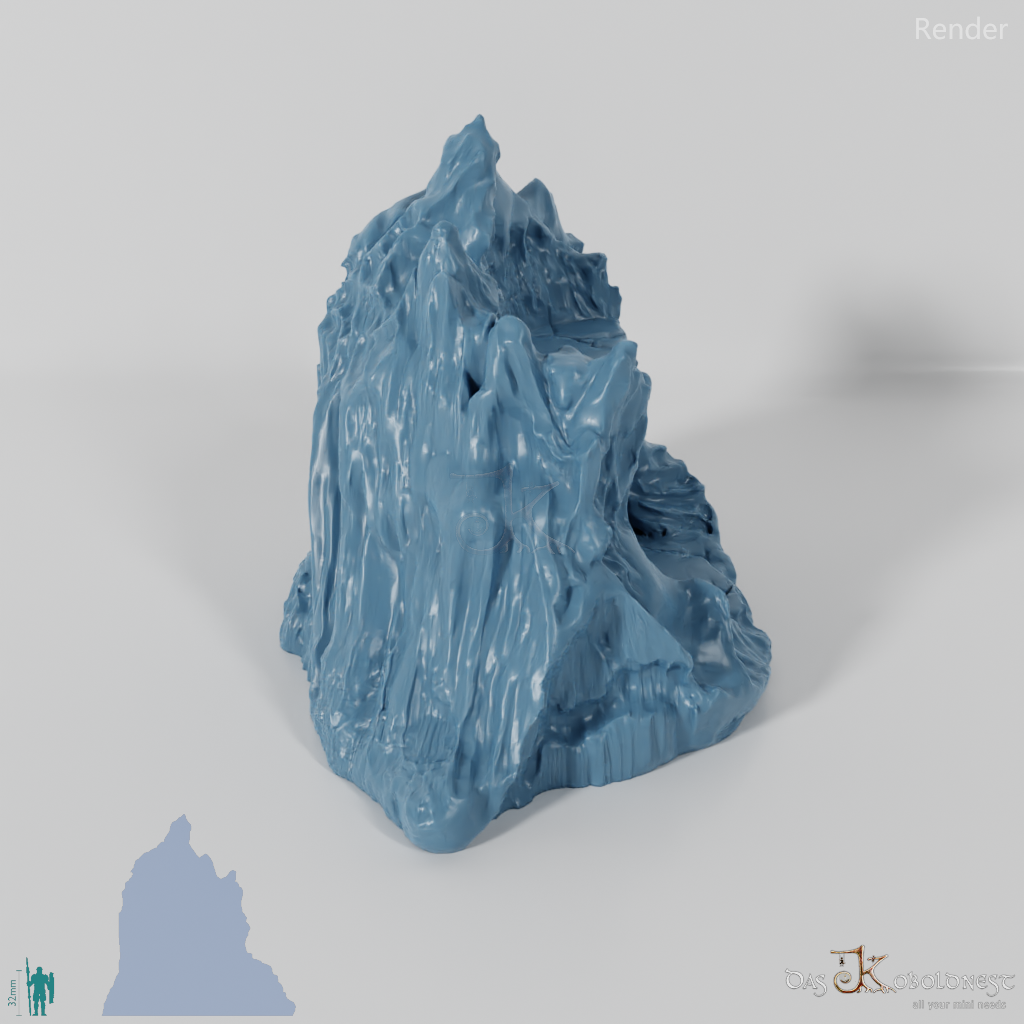 Eisberg mit Vorsprüngen