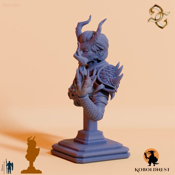 Büste - Iirzetal, Priesterin der Flamme