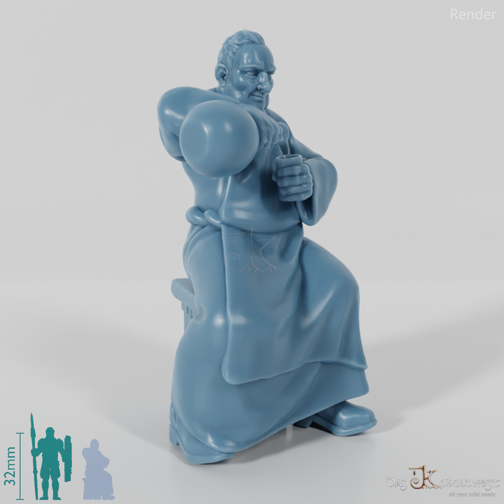 Hereward, Sitzender Schankwirt