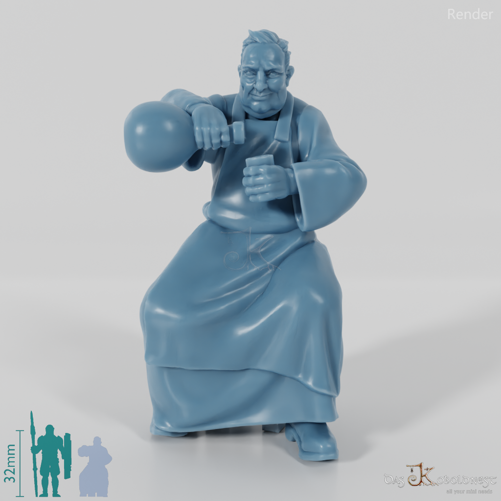 Hereward, Sitzender Schankwirt