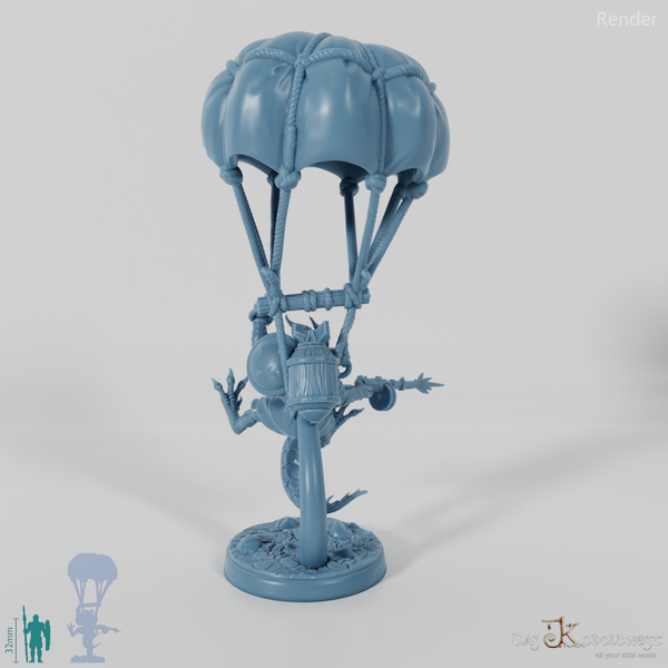Drachenkobold-Fallschirmjäger mit Gewehr 01