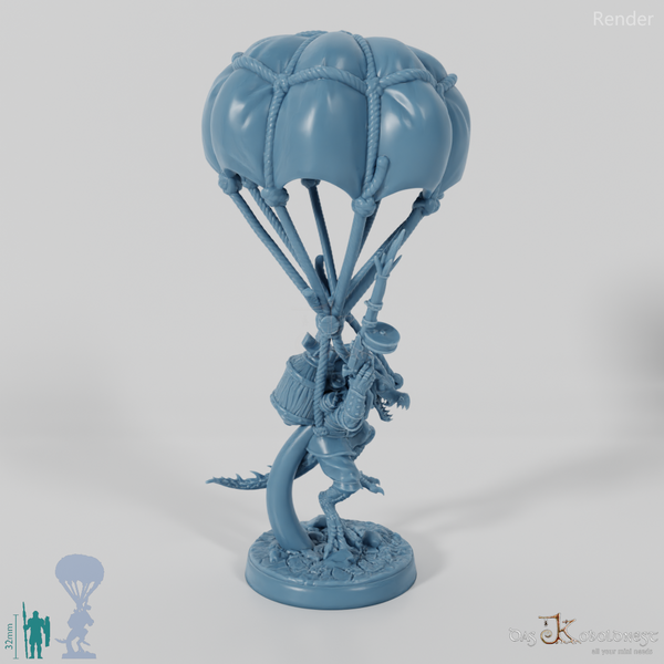 Drachenkobold-Fallschirmjäger mit Gewehr 04