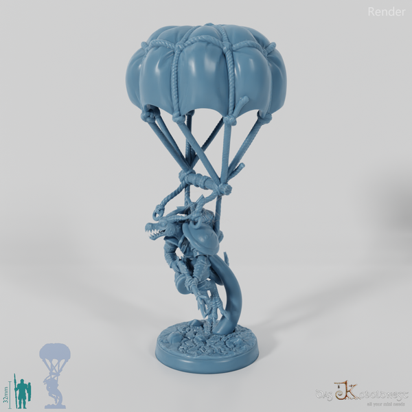 Drachenkobold-Fallschirmjäger mit Gewehr 05