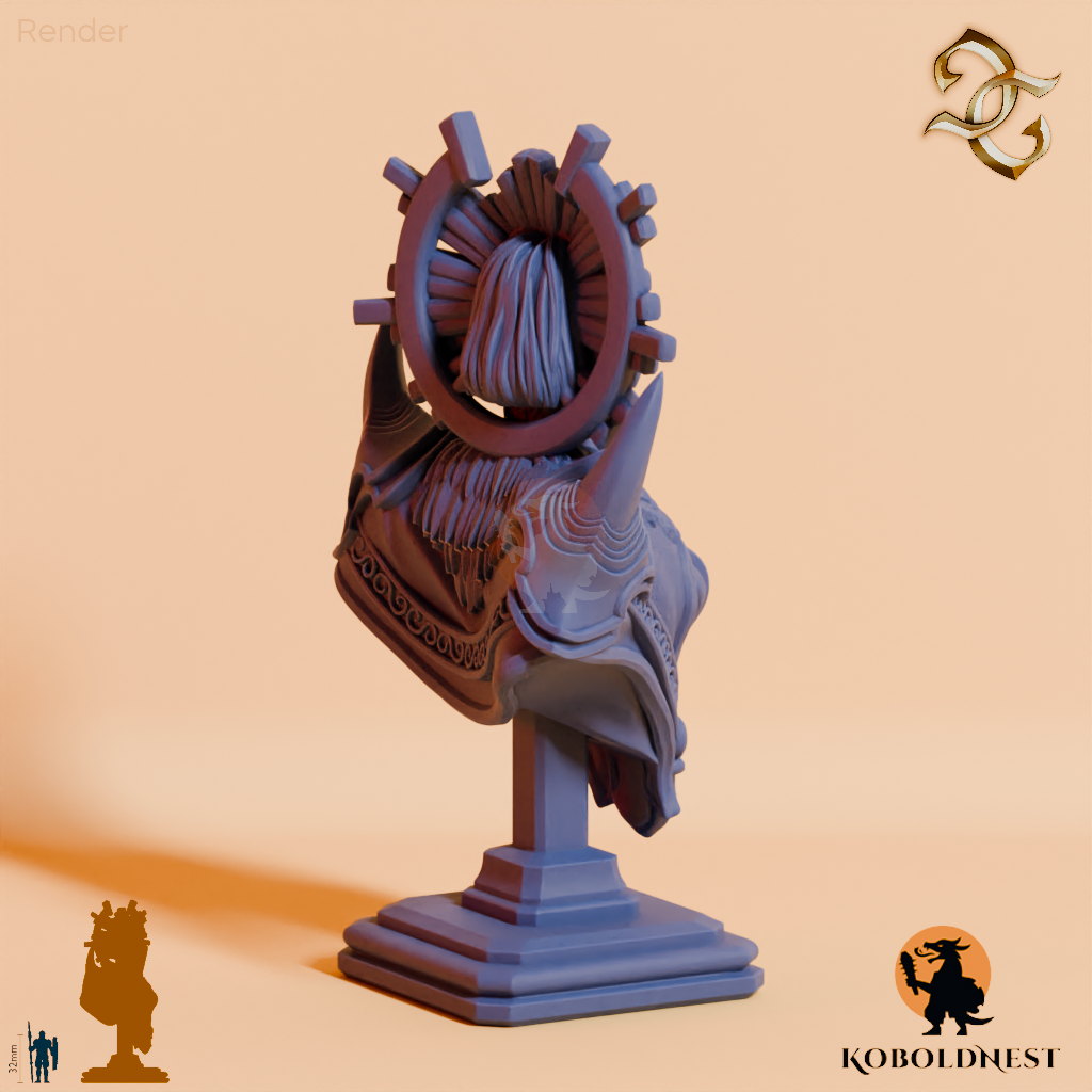 Büste - Lady Brienne, die Scharlachrose