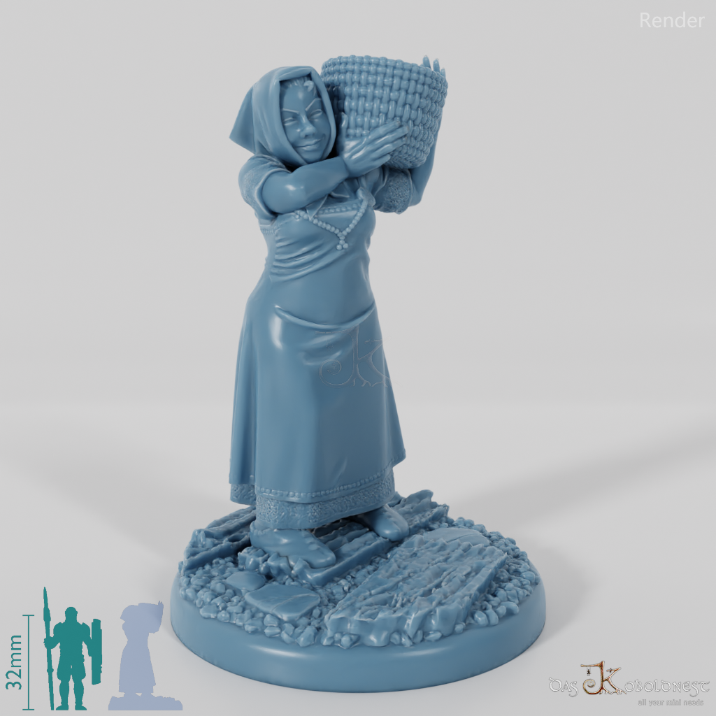 Nordische Lastenträgerin