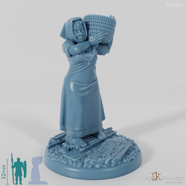 Nordische Lastenträgerin