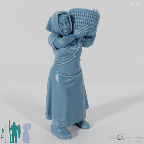 Nordische Lastenträgerin