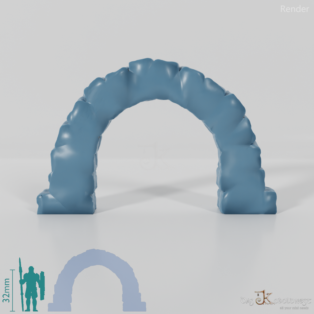 Durchgang - Gemauerter Torbogen