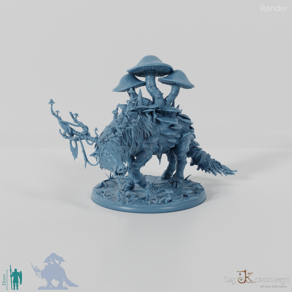 Pilzinfiziertes Katoblepas 01