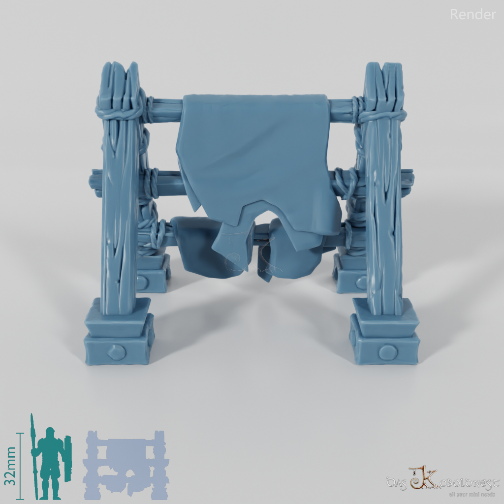 Tierverarbeitung - Gerbergestell