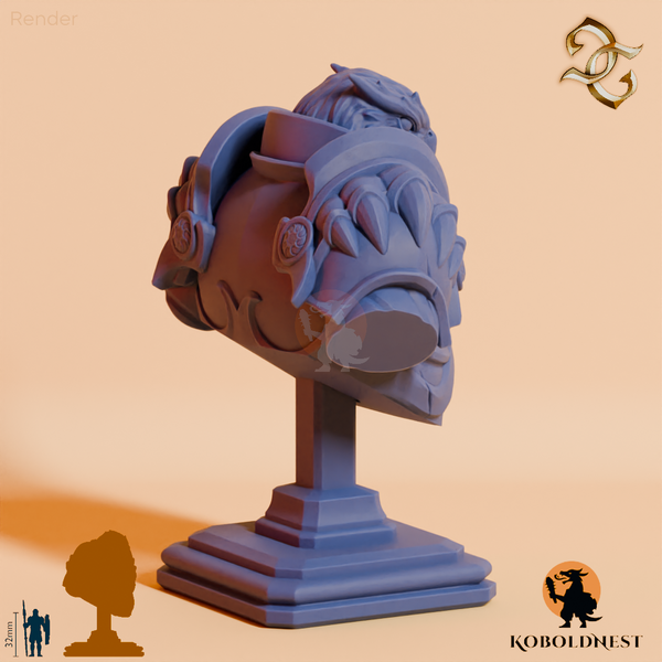 Büste - Leonai, Kommandant der Goldmäntel