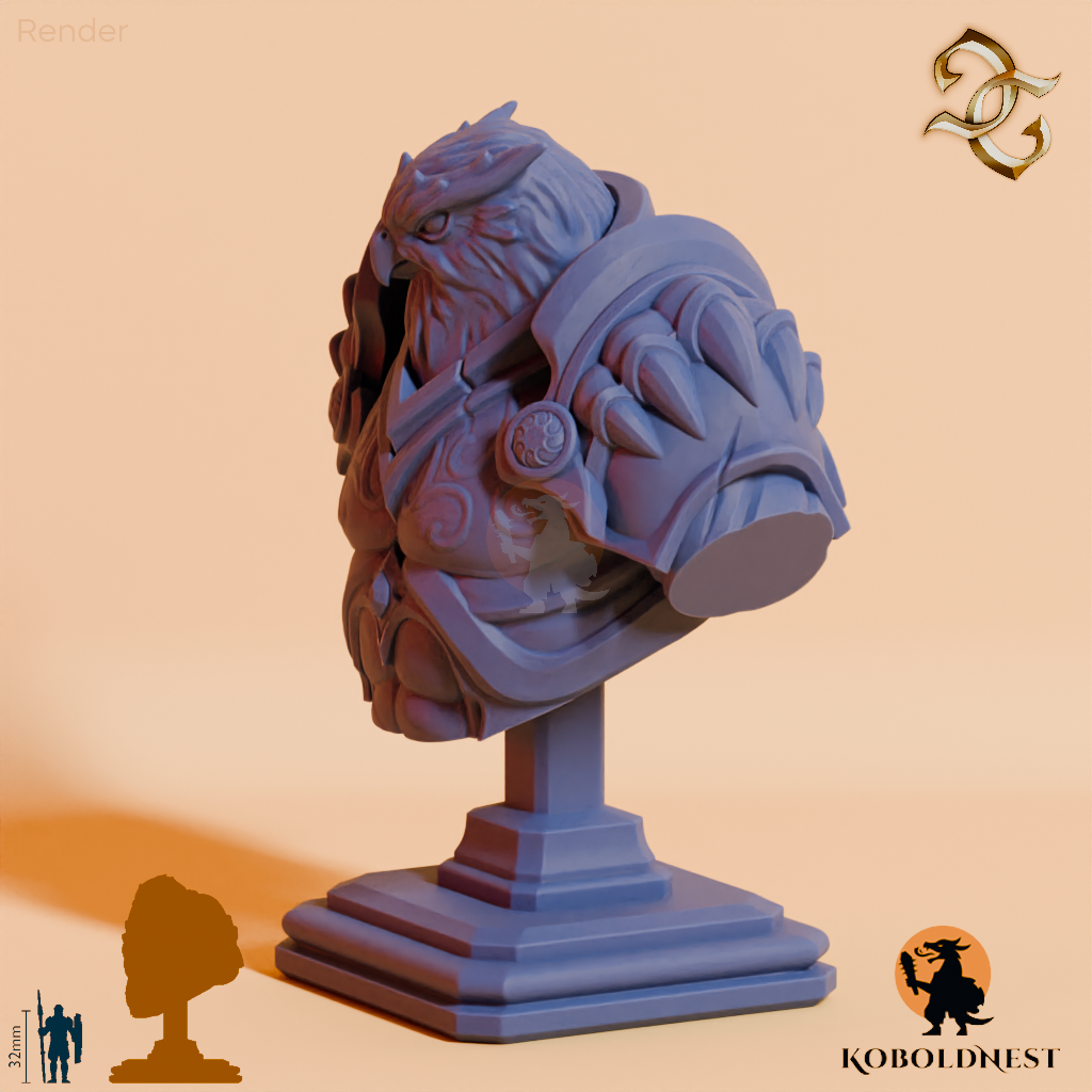 Büste - Leonai, Kommandant der Goldmäntel