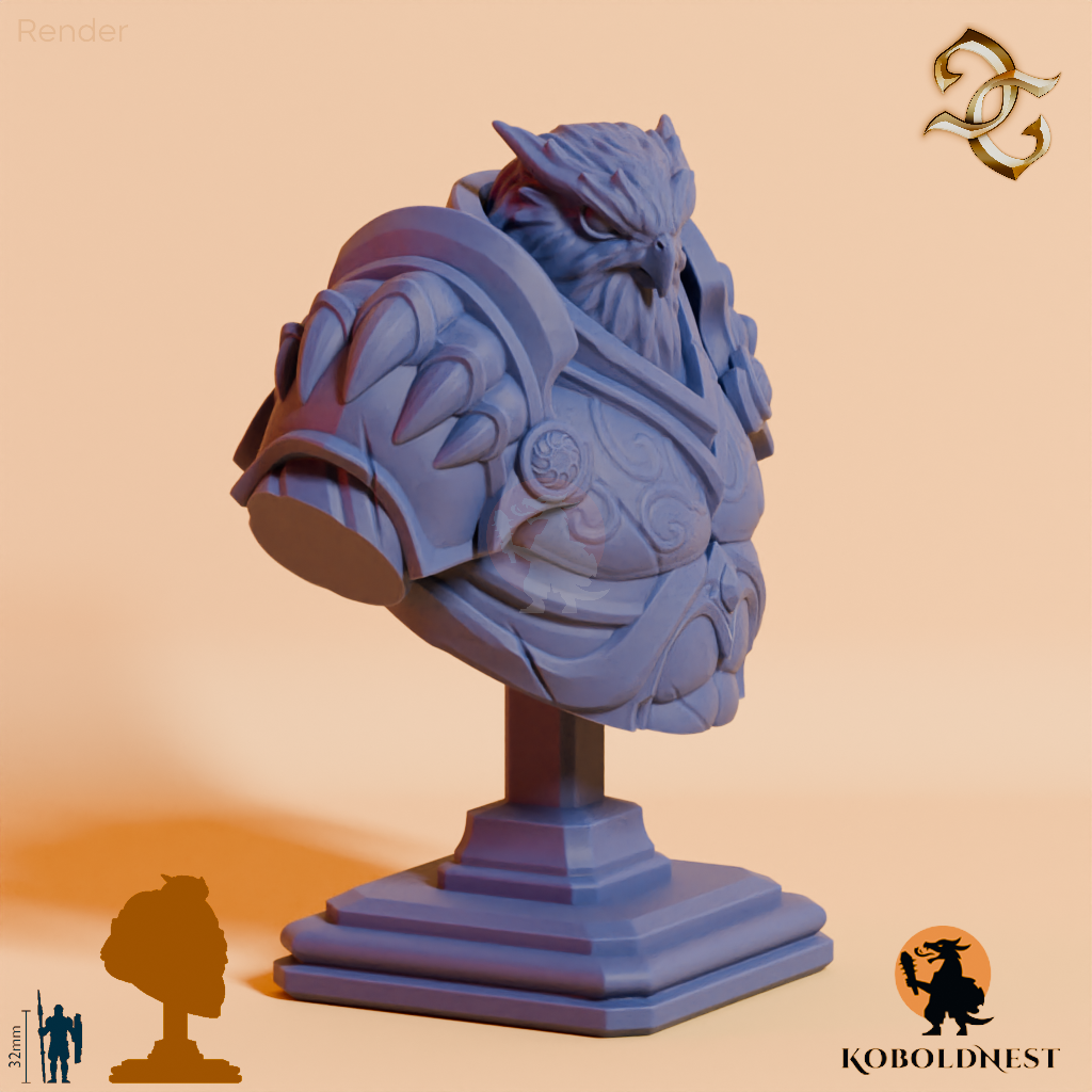 Büste - Leonai, Kommandant der Goldmäntel