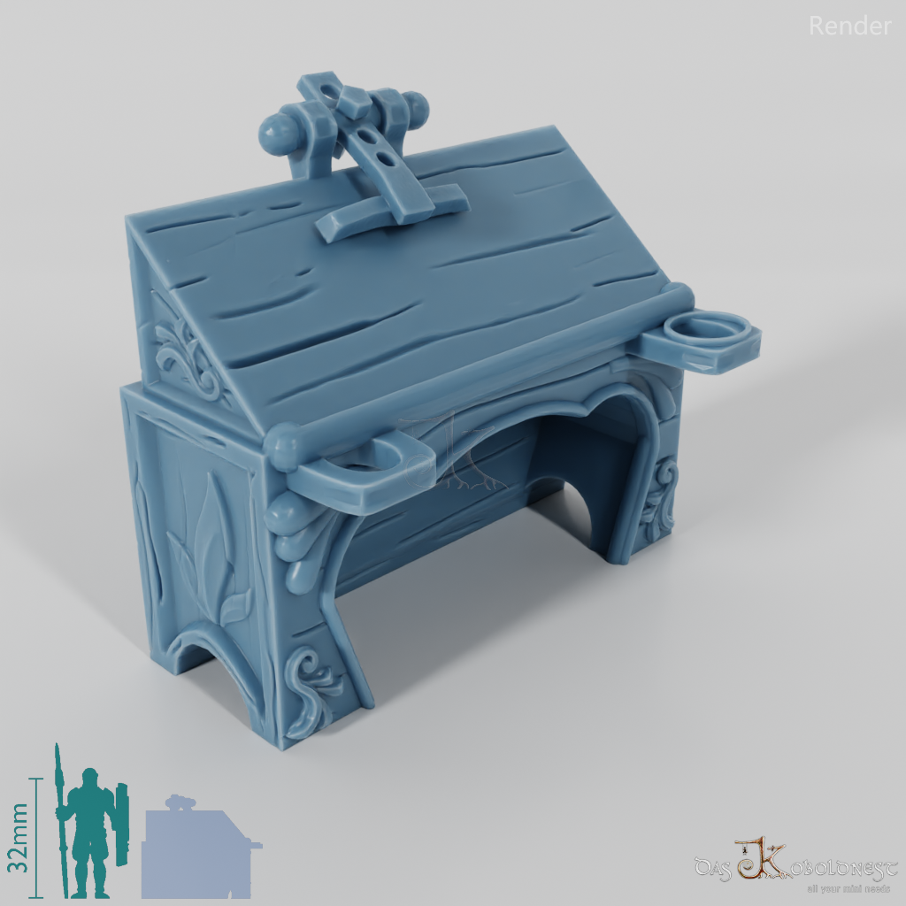 Bibliothek - Schreibpult 01