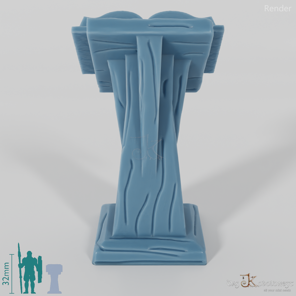 Bibliothek - Lesepult mit Buch 04