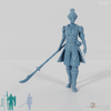 Samurai-Speerkämpferin 01