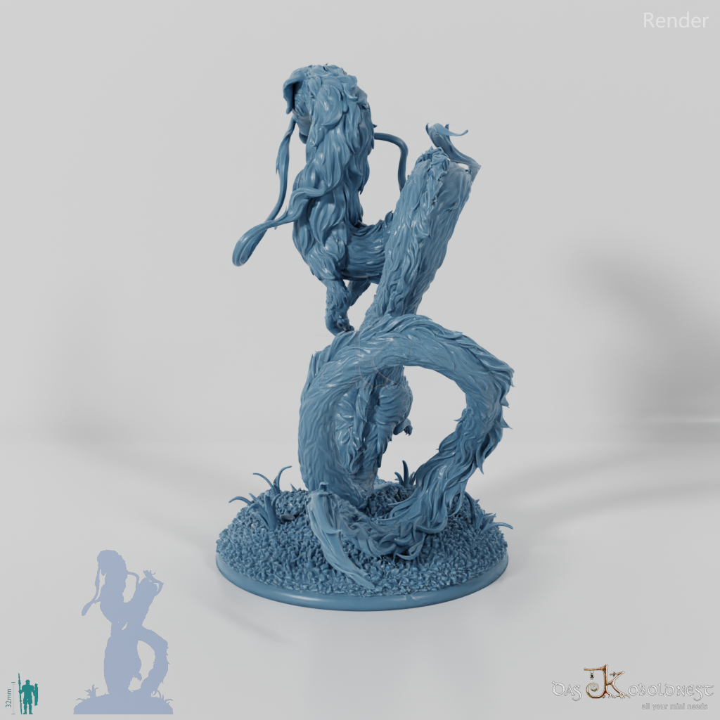 Hundeköpfiger Glücksdrache