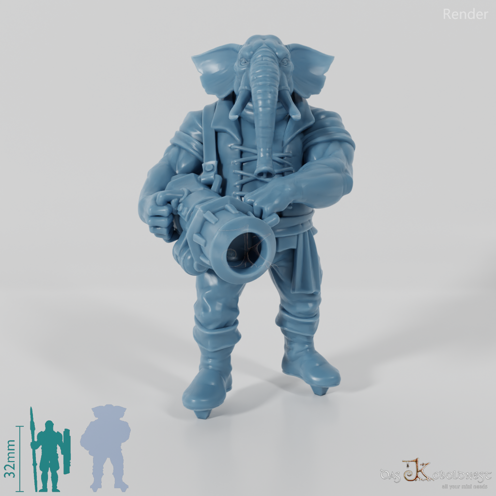 Elefantenvolk-Kanonier 01