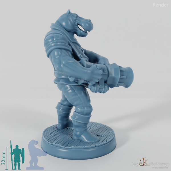 Nilpferdvolk-Kanonier 01