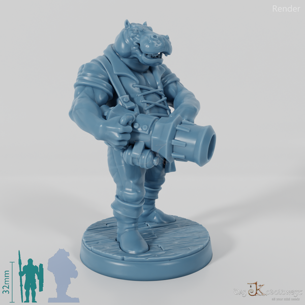 Nilpferdvolk-Kanonier 01