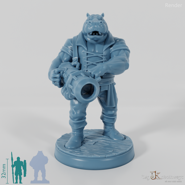 Nilpferdvolk-Kanonier 01