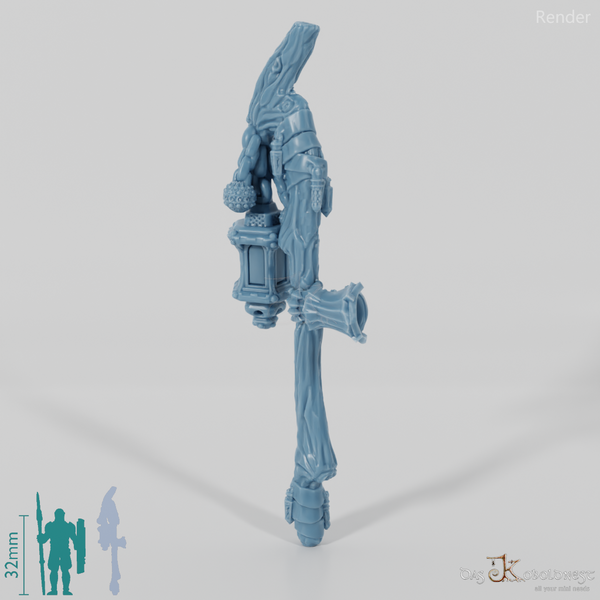 Valiant Battle Mage - Weapon - Lantern Staff (gerade Hand)