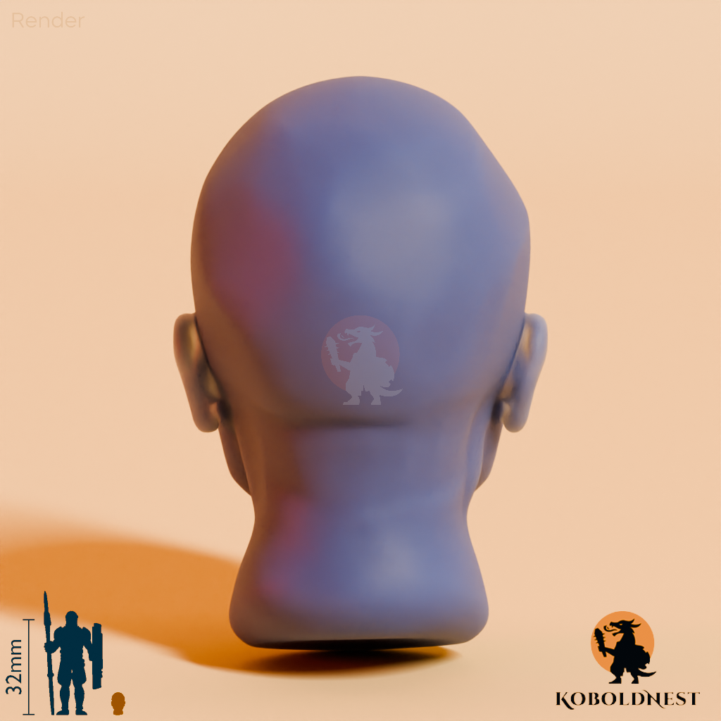 Männerkopf - 01