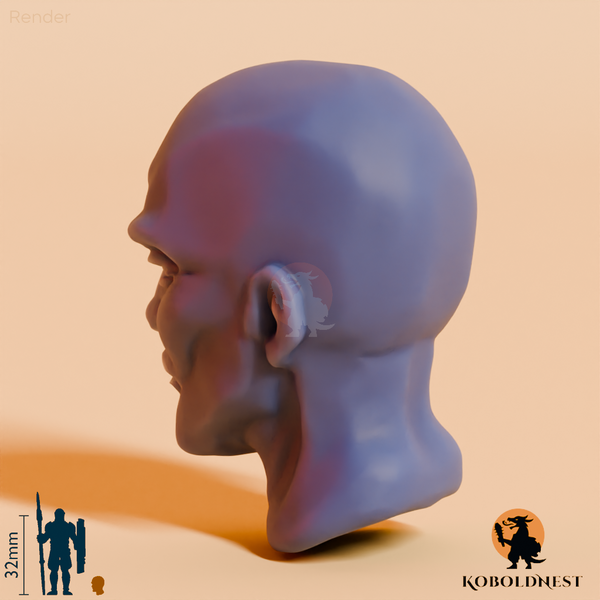 Männerkopf - 02