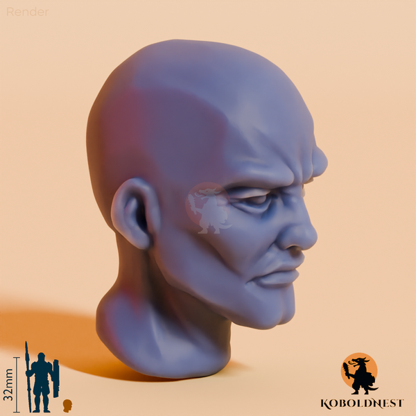 Männerkopf - 02