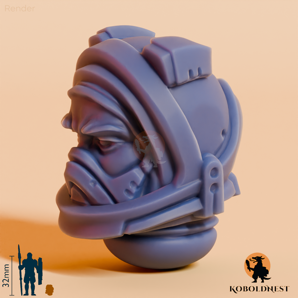 Männerkopf - 15