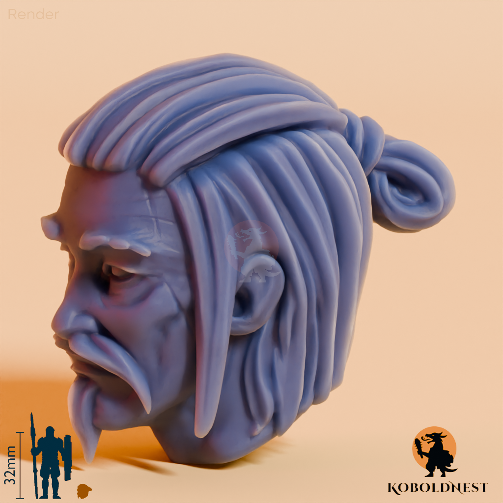 Männerkopf - 45