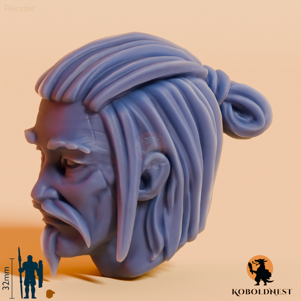 Männerkopf - 45