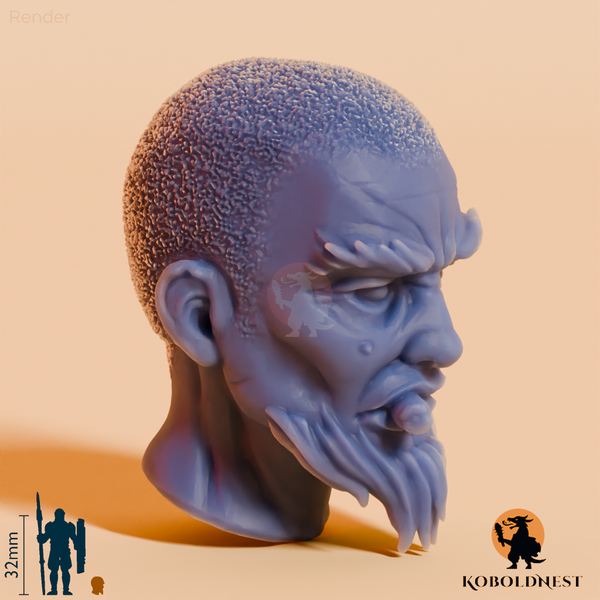 Männerkopf - 49
