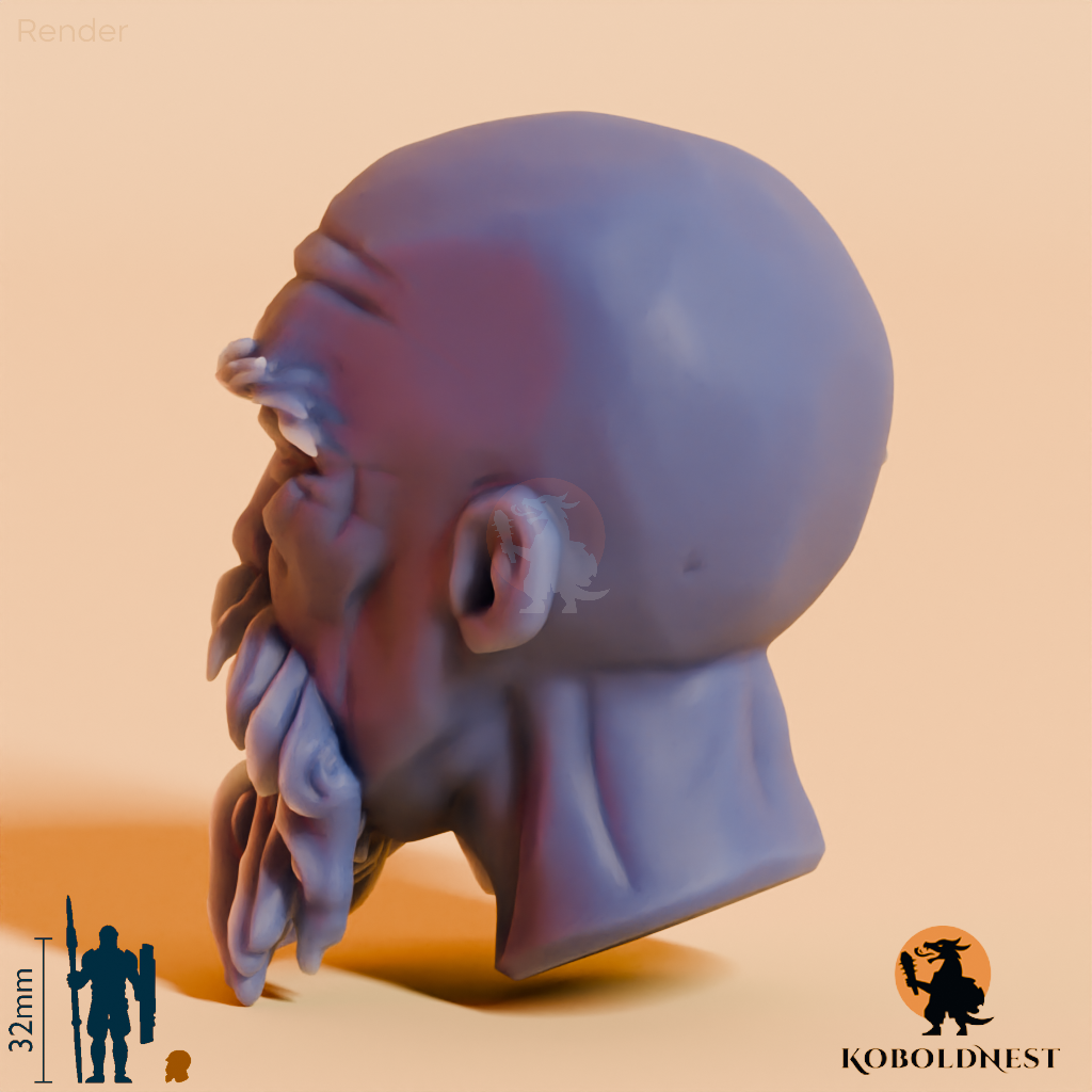 Männerkopf - 5