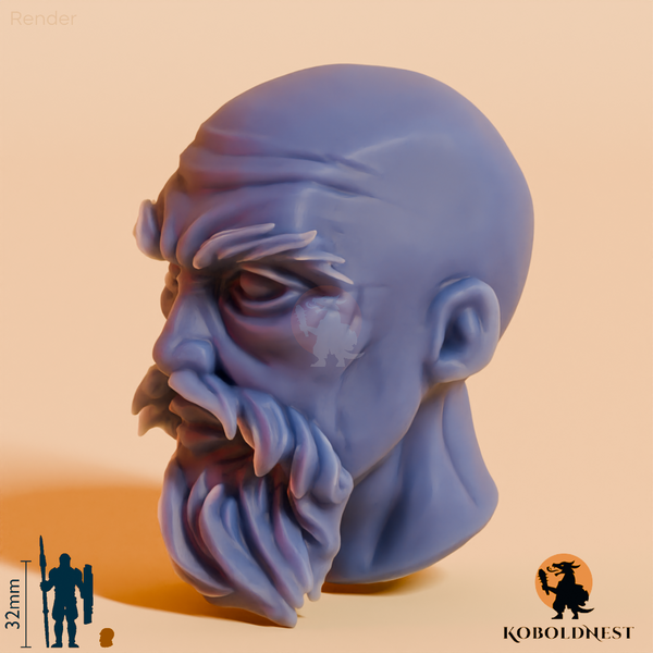 Männerkopf - 5