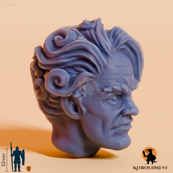 Männerkopf - 53