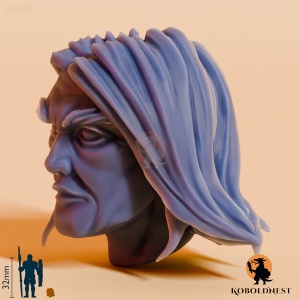 Männerkopf - 61