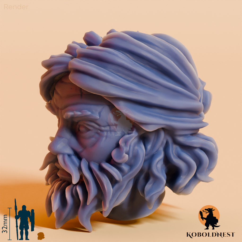Männerkopf - 63