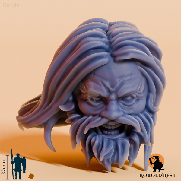 Männerkopf - 64