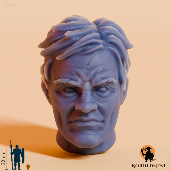 Männerkopf - 67