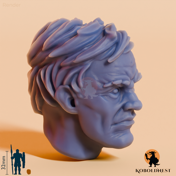 Männerkopf - 67